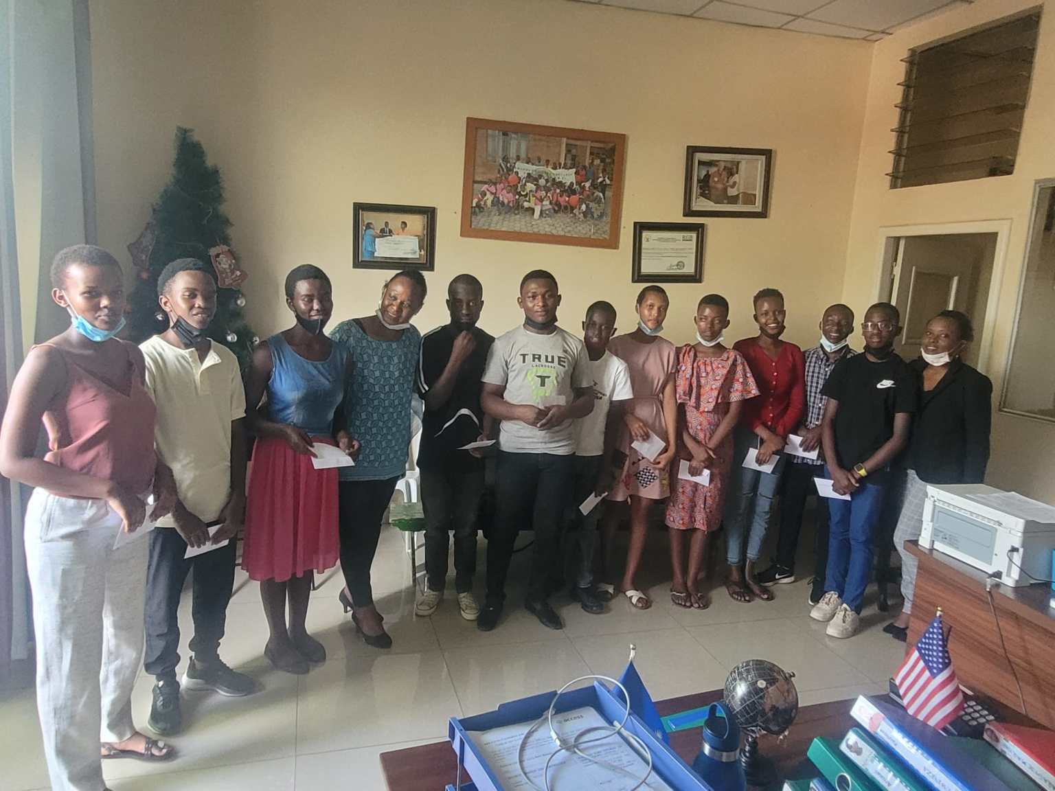 Jeanine Meets with Students as School Begins.